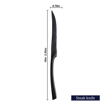 Kaya Mirror Black Flatware