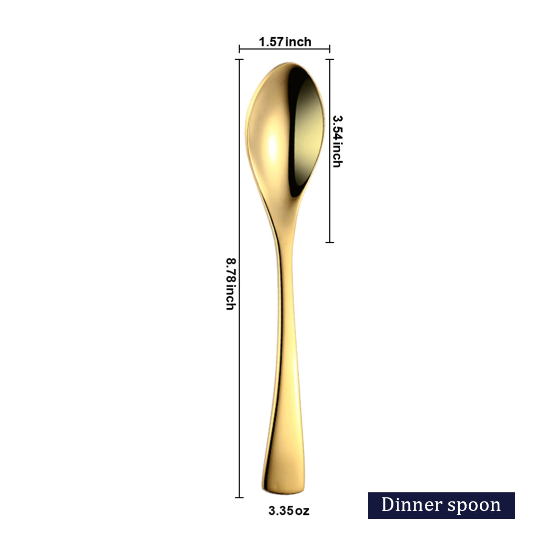 Kaya Mirror Gold Flatware