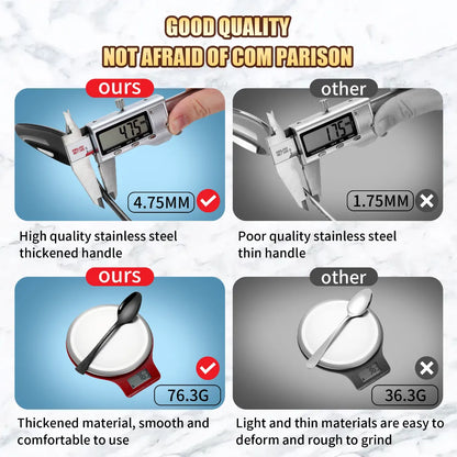 Hammered Glossy Black Flatware Set