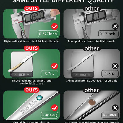 Astal Hammered Glossy Silver Gold Flatware Set