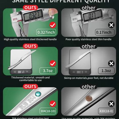 Astal Hammered Glossy Silver Flatware Set