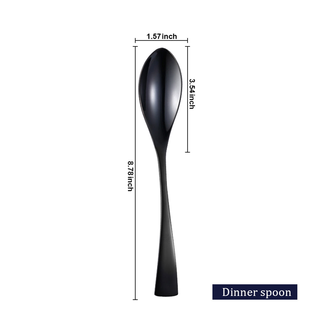 Kaya Mirror Black Flatware