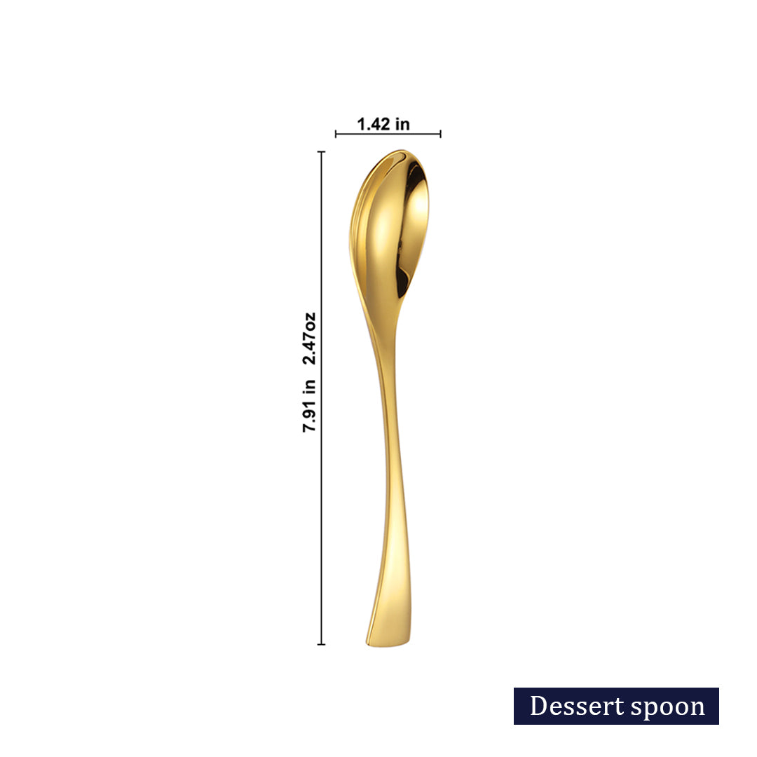 Kaya Mirror Gold Flatware