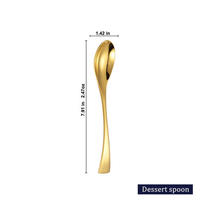 Kaya Mirror Gold Flatware