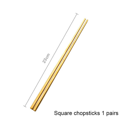 Minimalist Matte Gold Flatware Set