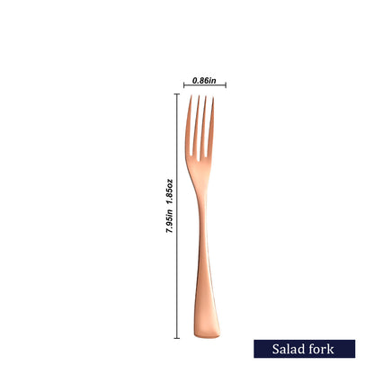 Kaya Mirror Rose Gold Flatware