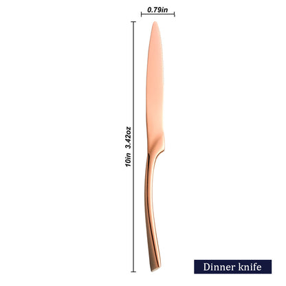 Kaya Mirror Rose Gold Flatware