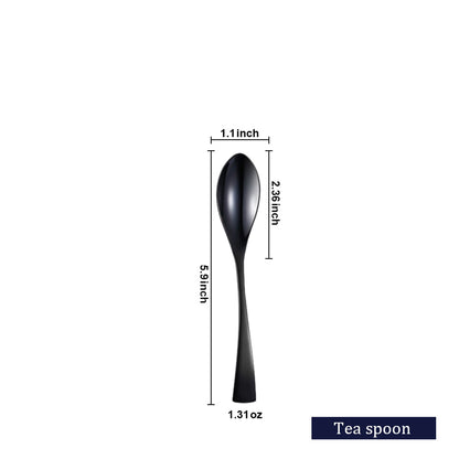 Kaya Mirror Black Flatware