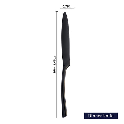 Kaya Mirror Black Flatware